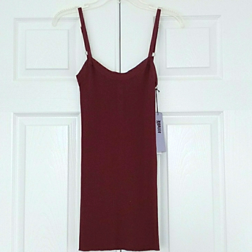 Wilt Mulberry Ribbed Cotton Cami Top